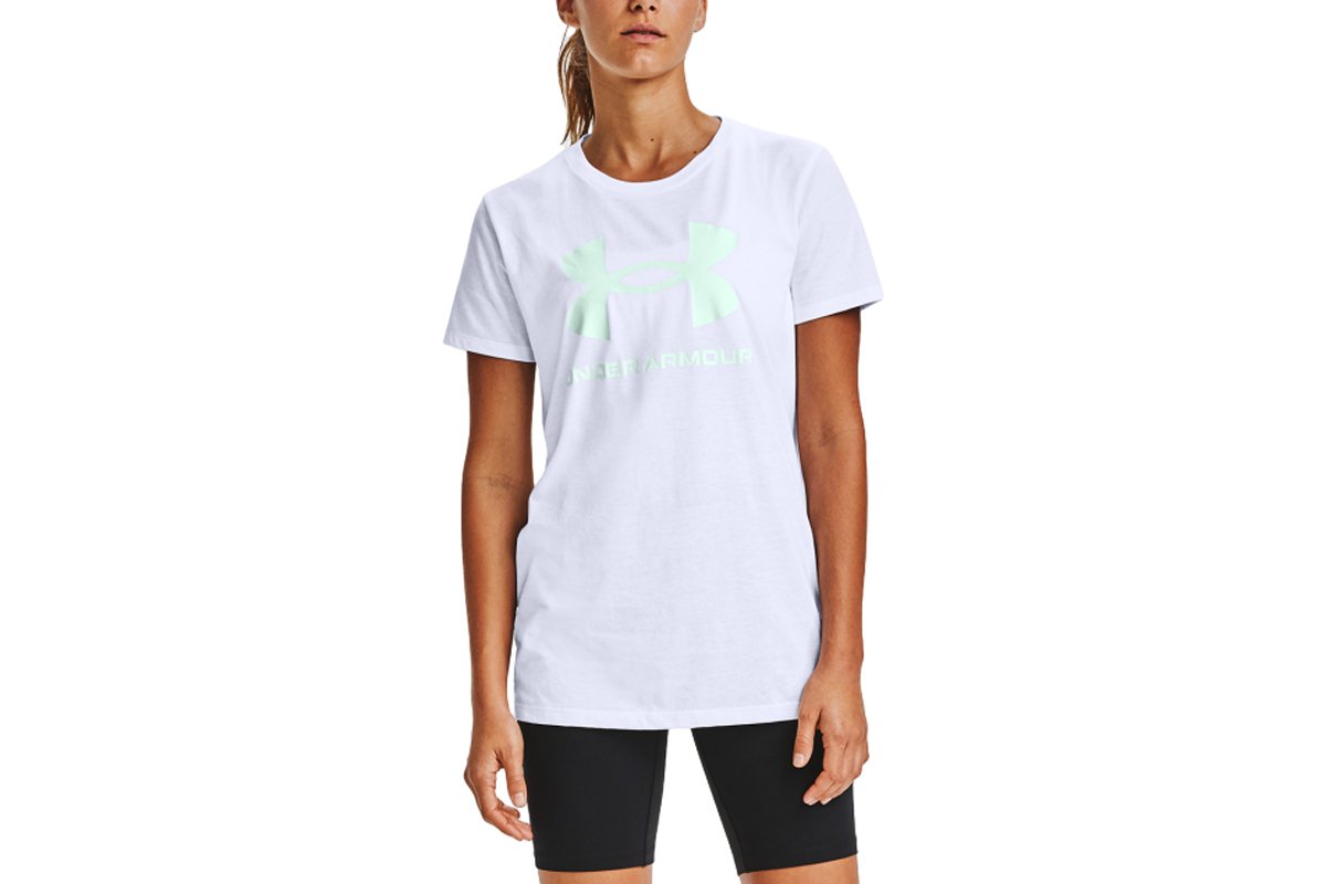 Women’s Short Sleeve T-Shirt Under Armour 1356305-002 Black (XL)
